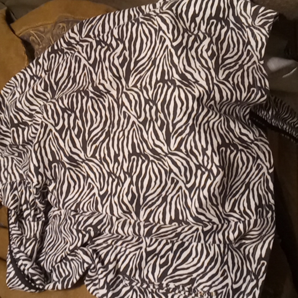 Zebra print jacket